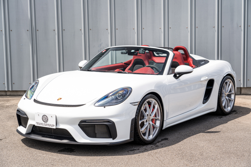 ポルシェ 718スパイダー ｽﾊﾟｲﾀﾞｰｸﾗｼｯｸｲﾝﾃﾘｱ ｽﾎﾟｰﾂｸﾛﾉPKG　ｽﾎﾟｰﾂｼｰﾄ･ﾌﾟﾗｽ ﾌﾞﾗｯｸｿﾌﾄﾄｯﾌﾟ PCMﾅﾋﾞ ｽﾎﾟｰﾂｴｸﾞｿﾞｰｽﾄ PASM ｱﾙｶﾝﾀｰﾗGTｽﾎﾟｽﾃ 718ｽﾊﾟｲﾀﾞｰ20ｲﾝﾁAW　2年保証