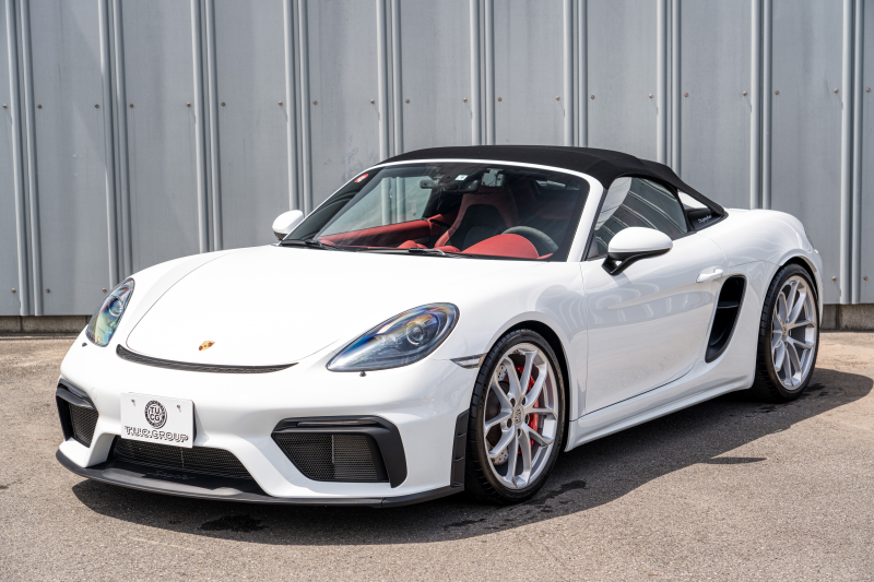 ポルシェ 718スパイダー ｽﾊﾟｲﾀﾞｰｸﾗｼｯｸｲﾝﾃﾘｱ ｽﾎﾟｰﾂｸﾛﾉPKG　ｽﾎﾟｰﾂｼｰﾄ･ﾌﾟﾗｽ ﾌﾞﾗｯｸｿﾌﾄﾄｯﾌﾟ PCMﾅﾋﾞ ｽﾎﾟｰﾂｴｸﾞｿﾞｰｽﾄ PASM ｱﾙｶﾝﾀｰﾗGTｽﾎﾟｽﾃ 718ｽﾊﾟｲﾀﾞｰ20ｲﾝﾁAW　2年保証