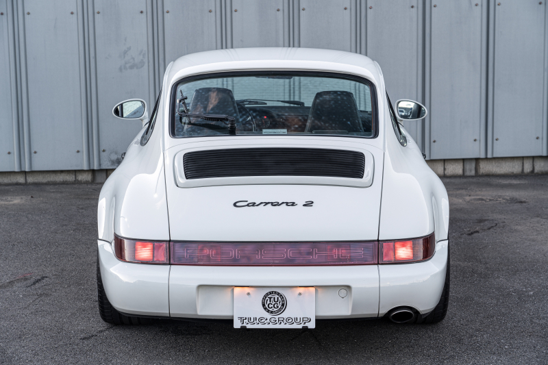 ポルシェ 911(Type964) ｶﾚﾗ2　正規ﾃﾞｨｰﾗｰ車 5速ﾏﾆｭｱﾙ 3.6L水平対向6気筒OHCｴﾝｼﾞﾝ/250PS 4Wayﾚｻﾞｰｼｰﾄ 純正ﾀｰﾎﾞﾐﾗｰ ﾋﾞﾙｼｭﾀｲﾝ車高調 Cupﾀｲﾌﾟ17ｲﾝﾁAW　ｴﾝｼﾞﾝO/H済み