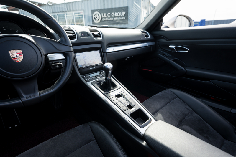 ポルシェ ボクスター(Type981) ﾍﾞｰｽｸﾞﾚｰﾄﾞ　6速ﾏﾆｭｱﾙ ﾌﾞﾗｯｸﾊｰﾌﾚｻﾞｰｼｰﾄ ﾌﾞﾗｯｸｿﾌﾄﾄｯﾌﾟ ｸﾗﾘｵﾝﾅﾋﾞ ﾌﾙｾｸﾞTV PDLS ﾋﾞﾙｼｭﾀｲﾝ車高調 ﾎﾞｸｽﾀｰ18ｲﾝﾁAW　2年保証