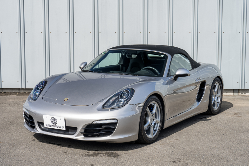 ポルシェ ボクスター(Type981) ﾍﾞｰｽｸﾞﾚｰﾄﾞ　6速ﾏﾆｭｱﾙ ﾌﾞﾗｯｸﾊｰﾌﾚｻﾞｰｼｰﾄ ﾌﾞﾗｯｸｿﾌﾄﾄｯﾌﾟ ｸﾗﾘｵﾝﾅﾋﾞ ﾌﾙｾｸﾞTV PDLS ﾋﾞﾙｼｭﾀｲﾝ車高調 ﾎﾞｸｽﾀｰ18ｲﾝﾁAW　2年保証