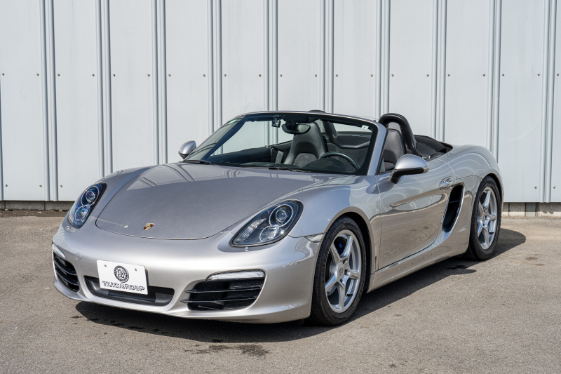 ポルシェ ボクスター(Type981) ﾍﾞｰｽｸﾞﾚｰﾄﾞ　6速ﾏﾆｭｱﾙ ﾌﾞﾗｯｸﾊｰﾌﾚｻﾞｰｼｰﾄ ﾌﾞﾗｯｸｿﾌﾄﾄｯﾌﾟ ｸﾗﾘｵﾝﾅﾋﾞ ﾌﾙｾｸﾞTV PDLS ﾋﾞﾙｼｭﾀｲﾝ車高調 ﾎﾞｸｽﾀｰ18ｲﾝﾁAW　2年保証