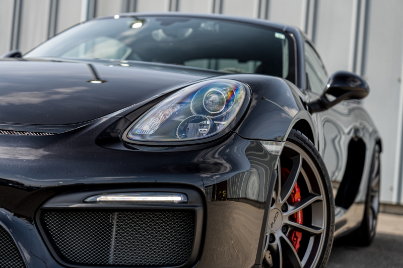 ポルシェ ケイマン(Type981) GT4 ｽﾎﾟｰﾂｸﾛﾉPKG　MY16 6速ﾏﾆｭｱﾙ ｽﾎﾟｰﾂｼｰﾄ･ﾌﾟﾗｽ ｸﾗﾘｵﾝﾅﾋﾞ ﾌﾙｾｸﾞTV ｽﾎﾟｰﾂｴｸﾞｿﾞｰｽﾄ PASM ｵｰﾄｴｱｺﾝ TPM GT4専用20ｲﾝﾁAW　2年保証