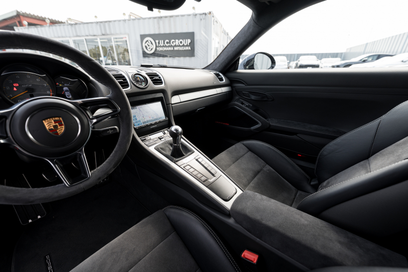ポルシェ ケイマン(Type981) GT4 ｽﾎﾟｰﾂｸﾛﾉPKG　MY16 6速ﾏﾆｭｱﾙ ｽﾎﾟｰﾂｼｰﾄ･ﾌﾟﾗｽ ｸﾗﾘｵﾝﾅﾋﾞ ﾌﾙｾｸﾞTV ｽﾎﾟｰﾂｴｸﾞｿﾞｰｽﾄ PASM ｵｰﾄｴｱｺﾝ TPM GT4専用20ｲﾝﾁAW　2年保証