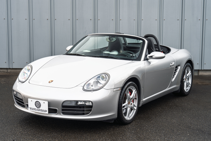 ポルシェ ボクスター(Type987) S　MY08 ﾌﾞﾗｯｸﾚｻﾞｰｲﾝﾃﾘｱ ｱﾀﾞﾌﾟﾃｨﾌﾞｽﾎﾟｰﾂｼｰﾄ ｼｰﾄﾋｰﾀｰ ｷｾﾉﾝﾍｯﾄﾞﾗｲﾄ ｸﾙｺﾝ ﾎﾞｸｽﾀｰS18ｲﾝﾁAW ｶﾗｰｸﾚｽﾄｾﾝﾀｰｷｬｯﾌﾟ ｵｰﾄｴｱｺﾝ 　2年保証