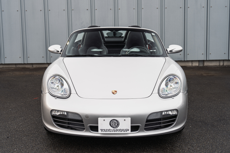 ポルシェ ボクスター(Type987) S　MY08 ﾌﾞﾗｯｸﾚｻﾞｰｲﾝﾃﾘｱ ｱﾀﾞﾌﾟﾃｨﾌﾞｽﾎﾟｰﾂｼｰﾄ ｼｰﾄﾋｰﾀｰ ｷｾﾉﾝﾍｯﾄﾞﾗｲﾄ ｸﾙｺﾝ ﾎﾞｸｽﾀｰS18ｲﾝﾁAW ｶﾗｰｸﾚｽﾄｾﾝﾀｰｷｬｯﾌﾟ ｵｰﾄｴｱｺﾝ 　2年保証