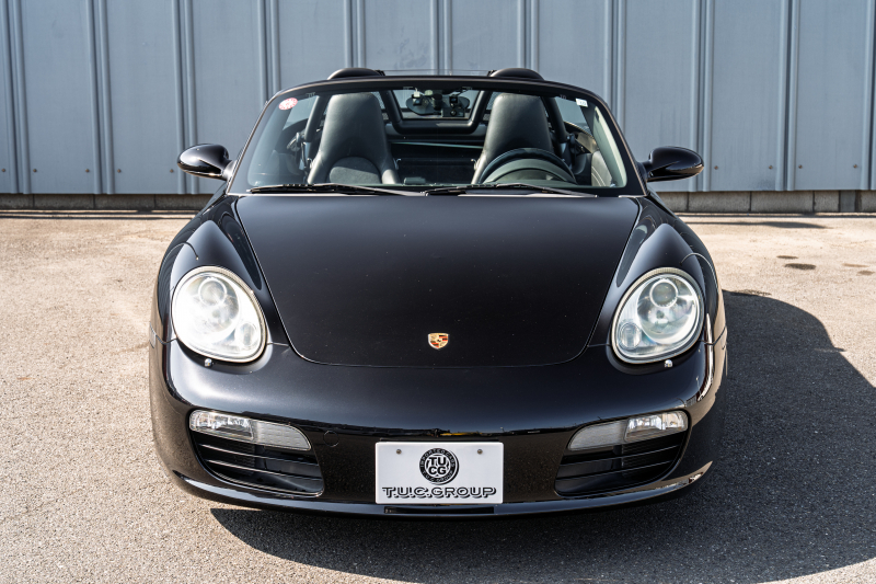 ポルシェ ボクスター(Type987) ﾍﾞｰｽｸﾞﾚｰﾄﾞ　5速ﾏﾆｭｱﾙ 左ﾊﾝﾄﾞﾙ ﾌﾞﾗｯｸﾊｰﾌﾚｻﾞｰｼｰﾄ ｼｰﾄﾋｰﾀｰ ﾌﾞﾗｯｸｿﾌﾄﾄｯﾌﾟ ｶﾛｯﾂｪﾘｱﾅﾋﾞ ﾌﾙｾｸﾞTV ｷｾﾉﾝ ﾎﾞｸｽﾀｰS18ｲﾝﾁAW　2年保証