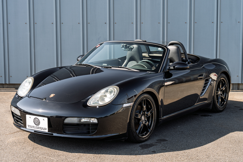 ポルシェ ボクスター(Type987) ﾍﾞｰｽｸﾞﾚｰﾄﾞ　5速ﾏﾆｭｱﾙ 左ﾊﾝﾄﾞﾙ ﾌﾞﾗｯｸﾊｰﾌﾚｻﾞｰｼｰﾄ ｼｰﾄﾋｰﾀｰ ﾌﾞﾗｯｸｿﾌﾄﾄｯﾌﾟ ｶﾛｯﾂｪﾘｱﾅﾋﾞ ﾌﾙｾｸﾞTV ｷｾﾉﾝ ﾎﾞｸｽﾀｰS18ｲﾝﾁAW　2年保証