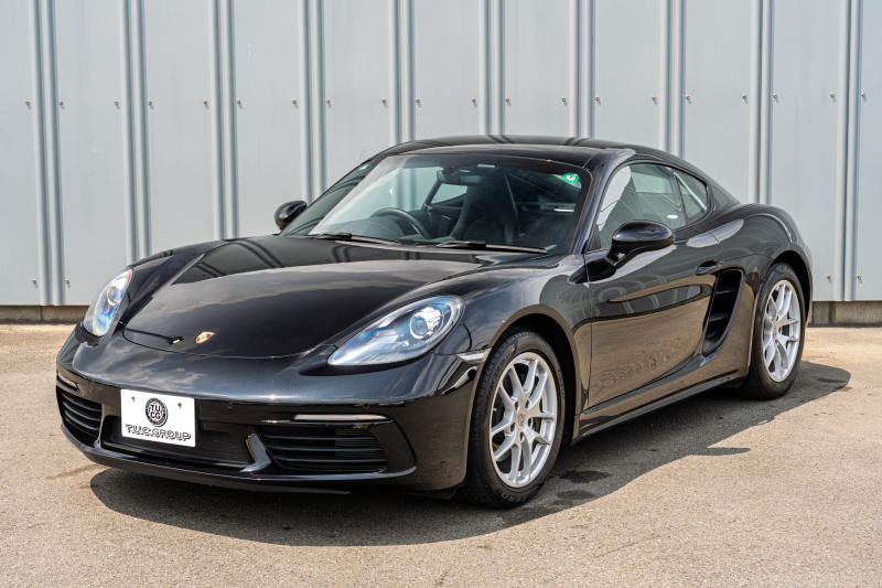 ポルシェ 718 ケイマン ﾍﾞｰｽｸﾞﾚｰﾄﾞ　ﾌﾞﾗｯｸﾊｰﾌﾚｻﾞｰｼｰﾄ ｼｰﾄﾋｰﾀｰ PCMﾅﾋﾞ AppleCarPlay ｷｾﾉﾝ ｵｰﾄｴｱｺﾝ TPM ﾊﾟﾄﾞﾙ 電格ﾐﾗｰ ｹｲﾏﾝ18ｲﾝﾁAW　2年保証