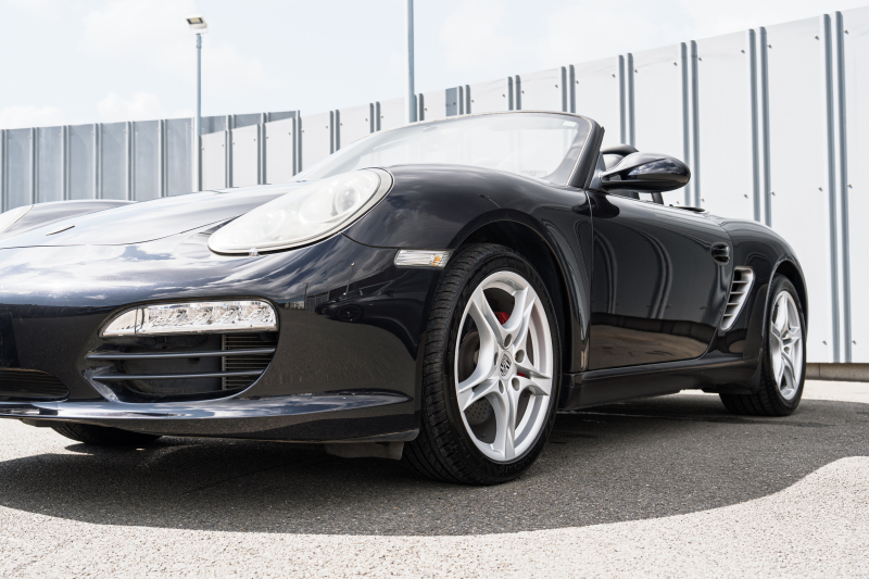 ポルシェ ボクスター S ｽﾎﾟｰﾂｸﾛﾉPKG　後期ﾓﾃﾞﾙ ﾌﾞﾗｯｸﾊｰﾌﾚｻﾞｰｼｰﾄ ｼｰﾄﾋｰﾀｰ ﾌﾞﾗｯｸｿﾌﾄﾄｯﾌﾟ ｸﾗﾘｵﾝﾅﾋﾞTV ﾀﾞｲﾅﾐｯｸｺｰﾅﾘﾝｸﾞﾗｲﾄ ｸﾙｺﾝ ｵｰﾄｴｱｺﾝ ｹｲﾏﾝS18ｲﾝﾁAW　2年保証