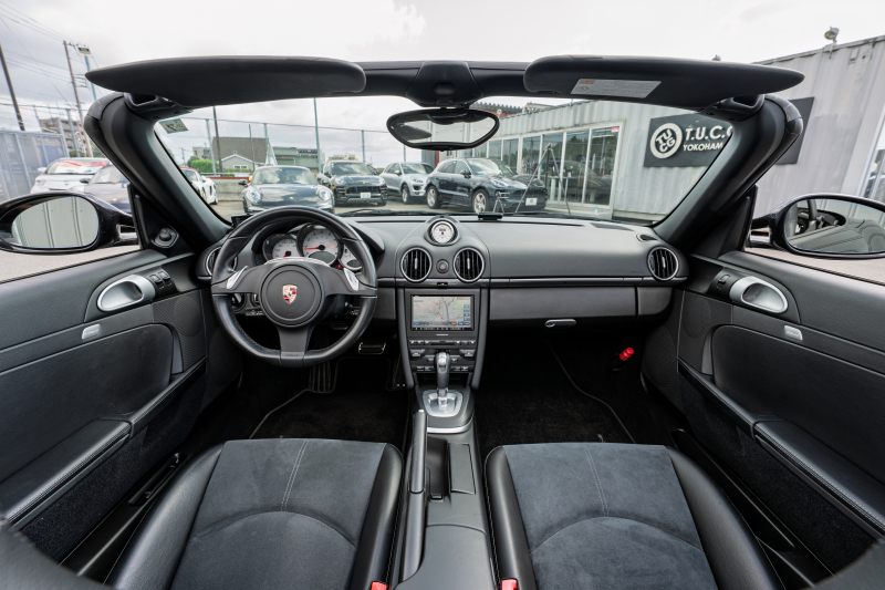 ポルシェ ボクスター S ｽﾎﾟｰﾂｸﾛﾉPKG　後期ﾓﾃﾞﾙ ﾌﾞﾗｯｸﾊｰﾌﾚｻﾞｰｼｰﾄ ｼｰﾄﾋｰﾀｰ ﾌﾞﾗｯｸｿﾌﾄﾄｯﾌﾟ ｸﾗﾘｵﾝﾅﾋﾞTV ﾀﾞｲﾅﾐｯｸｺｰﾅﾘﾝｸﾞﾗｲﾄ ｸﾙｺﾝ ｵｰﾄｴｱｺﾝ ｹｲﾏﾝS18ｲﾝﾁAW　2年保証