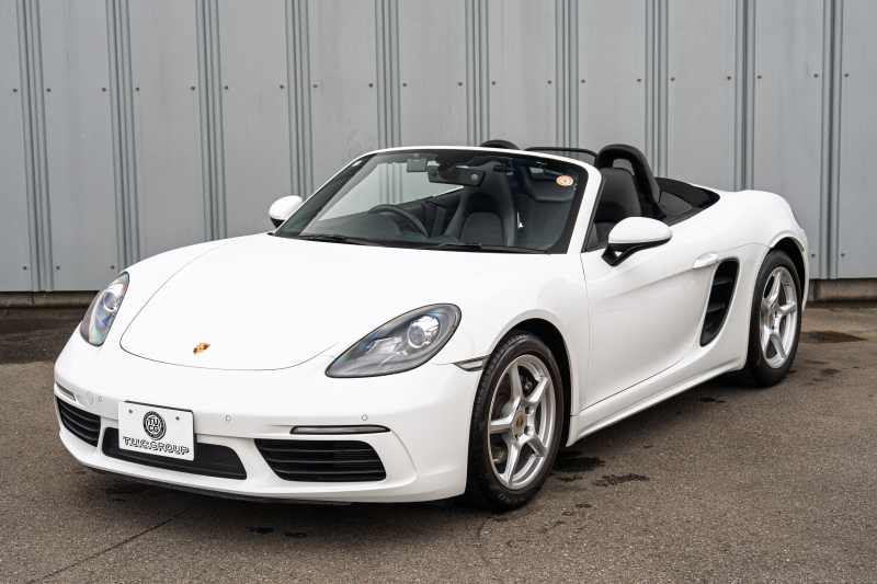 ポルシェ 718 ボクスター ﾍﾞｰｽｸﾞﾚｰﾄﾞ ｽﾎﾟｰﾂｸﾛﾉPKG　ﾌﾞﾗｯｸﾊｰﾌﾚｻﾞｰｼｰﾄ ｼｰﾄﾋｰﾀｰ ﾌﾞﾗｯｸｿﾌﾄﾄｯﾌﾟ PCMﾅﾋﾞ CarPlay ｷｾﾉﾝ ｵｰﾄｴｱｺﾝ TPM ﾊﾟｰｸｱｼｽﾄ 電格ﾐﾗｰ ﾎﾞｸｽﾀｰ18ｲﾝﾁAW　2年保証