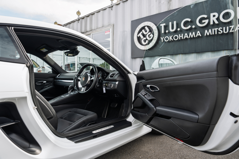 ポルシェ ケイマン(Type981) S　2015年ﾓﾃﾞﾙ ﾌﾞﾗｯｸﾊｰﾌﾚｻﾞｰｼｰﾄ ｼｰﾄﾋｰﾀｰ ｸﾗﾘｵﾝﾅﾋﾞ ﾌﾙｾｸﾞTV ｽﾎﾟｰﾂﾃﾞｻﾞｲﾝｽﾃｱ ｷｾﾉﾝ ｵｰﾄｴｱｺﾝ TPM ｹｲﾏﾝS19ｲﾝﾁAW　2年保証