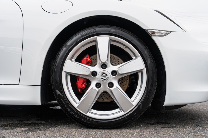 ポルシェ ケイマン(Type981) S　2015年ﾓﾃﾞﾙ ﾌﾞﾗｯｸﾊｰﾌﾚｻﾞｰｼｰﾄ ｼｰﾄﾋｰﾀｰ ｸﾗﾘｵﾝﾅﾋﾞ ﾌﾙｾｸﾞTV ｽﾎﾟｰﾂﾃﾞｻﾞｲﾝｽﾃｱ ｷｾﾉﾝ ｵｰﾄｴｱｺﾝ TPM ｹｲﾏﾝS19ｲﾝﾁAW　2年保証