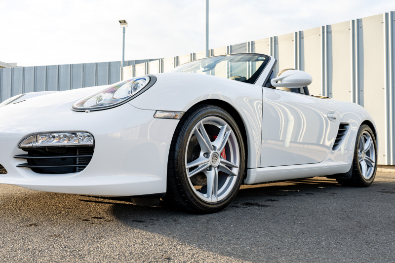 ポルシェ ボクスター(Type987) S ｽﾎﾟｰﾂｸﾛﾉPKG　後期ﾓﾃﾞﾙ ﾌﾞﾗｯｸﾊｰﾌﾚｻﾞｰｼｰﾄ ｼｰﾄﾋｰﾀｰ ﾌﾞﾗｯｸｿﾌﾄﾄｯﾌﾟ ｽﾎﾟｰﾂﾃﾞｻﾞｲﾝｽﾃｱ ﾀﾞｲﾅﾐｯｸｺｰﾅﾘﾝｸﾞﾗｲﾄ ｸﾙｺﾝ ｵｰﾄｴｱｺﾝ 19ｲﾝﾁAW ﾀﾞｳﾝｻｽ　2年保証