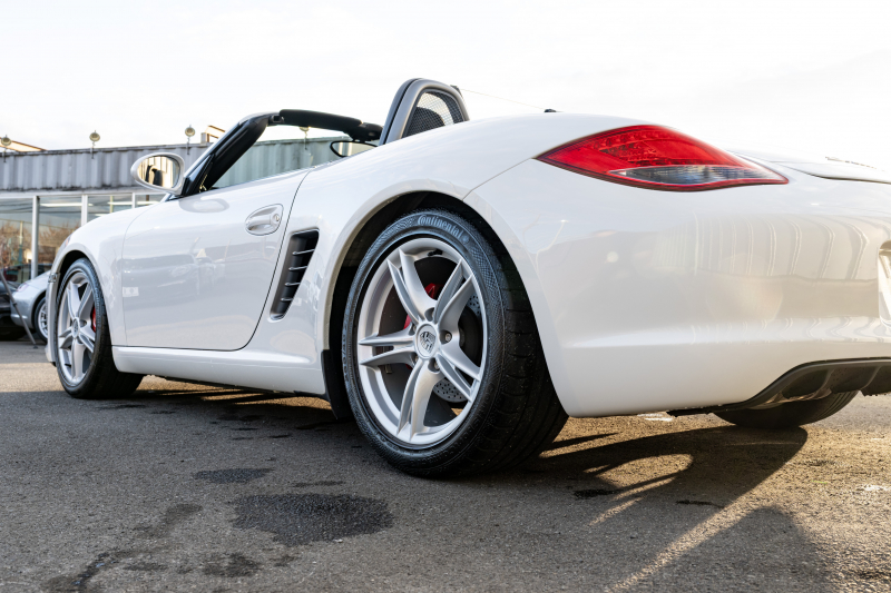 ポルシェ ボクスター(Type987) S ｽﾎﾟｰﾂｸﾛﾉPKG　後期ﾓﾃﾞﾙ ﾌﾞﾗｯｸﾊｰﾌﾚｻﾞｰｼｰﾄ ｼｰﾄﾋｰﾀｰ ﾌﾞﾗｯｸｿﾌﾄﾄｯﾌﾟ ｽﾎﾟｰﾂﾃﾞｻﾞｲﾝｽﾃｱ ﾀﾞｲﾅﾐｯｸｺｰﾅﾘﾝｸﾞﾗｲﾄ ｸﾙｺﾝ ｵｰﾄｴｱｺﾝ 19ｲﾝﾁAW ﾀﾞｳﾝｻｽ　2年保証