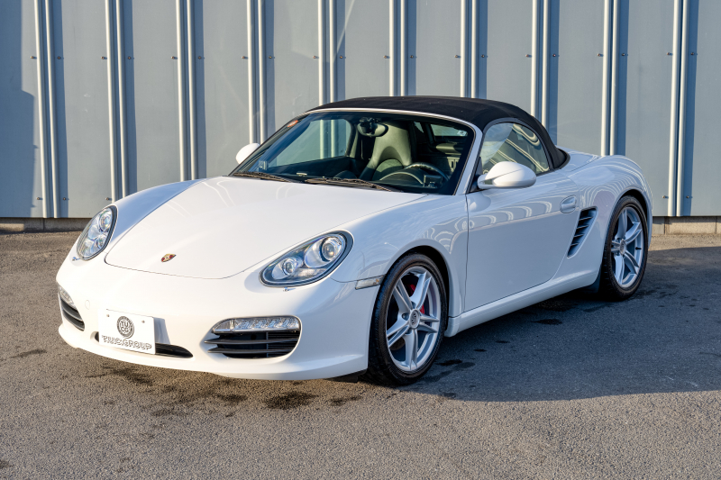 ポルシェ ボクスター(Type987) S ｽﾎﾟｰﾂｸﾛﾉPKG　後期ﾓﾃﾞﾙ ﾌﾞﾗｯｸﾊｰﾌﾚｻﾞｰｼｰﾄ ｼｰﾄﾋｰﾀｰ ﾌﾞﾗｯｸｿﾌﾄﾄｯﾌﾟ ｽﾎﾟｰﾂﾃﾞｻﾞｲﾝｽﾃｱ ﾀﾞｲﾅﾐｯｸｺｰﾅﾘﾝｸﾞﾗｲﾄ ｸﾙｺﾝ ｵｰﾄｴｱｺﾝ 19ｲﾝﾁAW ﾀﾞｳﾝｻｽ　2年保証