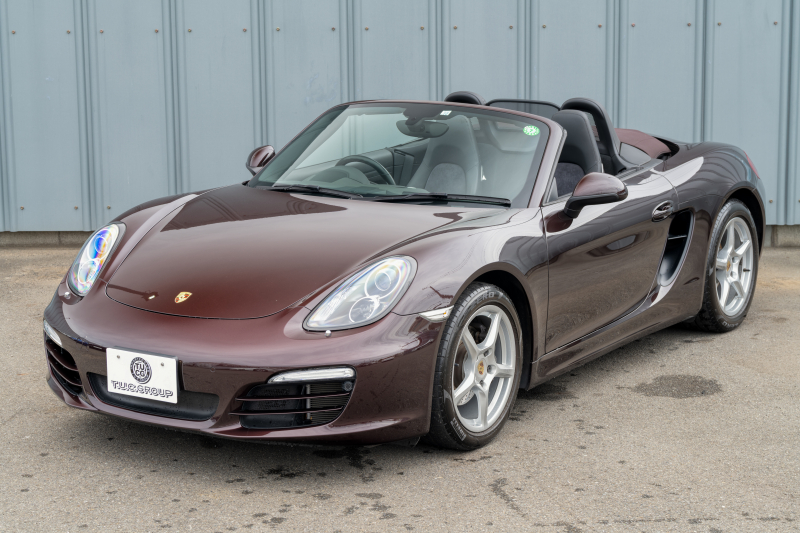 ポルシェ ボクスター(Type981) ﾍﾞｰｽｸﾞﾚｰﾄﾞ　2013年ﾓﾃﾞﾙ 1ｵｰﾅｰ ﾌﾞﾗｯｸﾚｻﾞｰｼｰﾄ ｼｰﾄﾋｰﾀｰ ﾌﾞﾗｳﾝｿﾌﾄﾄｯﾌﾟ ﾅﾋﾞTV PDLS ﾊﾟｰｸｱｼｽﾄ 電動ﾄﾞｱﾐﾗｰ ﾎﾞｸｽﾀｰ18ｲﾝﾁAW　2年保証