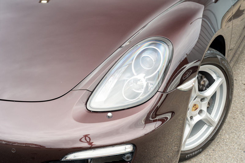 ポルシェ ボクスター(Type981) ﾍﾞｰｽｸﾞﾚｰﾄﾞ　2013年ﾓﾃﾞﾙ 1ｵｰﾅｰ ﾌﾞﾗｯｸﾚｻﾞｰｼｰﾄ ｼｰﾄﾋｰﾀｰ ﾌﾞﾗｳﾝｿﾌﾄﾄｯﾌﾟ ﾅﾋﾞTV PDLS ﾊﾟｰｸｱｼｽﾄ 電動ﾄﾞｱﾐﾗｰ ﾎﾞｸｽﾀｰ18ｲﾝﾁAW　2年保証