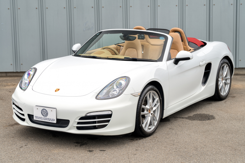 ポルシェ ボクスター(Type981) ﾍﾞｰｽｸﾞﾚｰﾄﾞ ｽﾎﾟｰﾂｸﾛﾉPKG　ﾍﾞｰｼﾞｭﾊｰﾌﾚｻﾞｰｼｰﾄﾋｰﾀｰ ﾚｯﾄﾞｿﾌﾄﾄｯﾌﾟ ｶﾛｯﾂｪﾘｱﾅﾋﾞTV ｽﾎﾟｰﾂﾃﾞｻﾞｲﾝｽﾃｱ ｸﾙｺﾝ 電動Dﾐﾗｰ ﾎﾞｸｽﾀｰS19ｲﾝﾁAW　2年保証