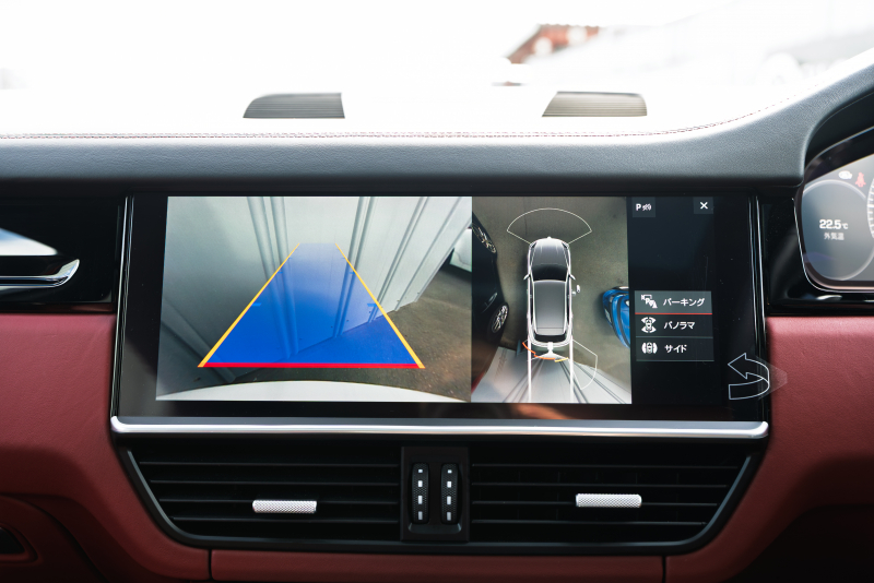 ポルシェ カイエン ﾍﾞｰｽｸﾞﾚｰﾄﾞ　ﾌﾞﾗｯｸ/ﾎﾞﾙﾄﾞｰﾚｯﾄﾞﾂｰﾄﾝｲﾝﾃ ﾊﾟﾉﾗﾏSR PCMﾅﾋﾞ CarPlay ｴﾝﾄﾘｰﾄﾞﾗｲﾌﾞ ACC ｱﾗｳﾝﾄﾞﾋﾞｭｰ TPM ｶｲｴﾝﾃﾞｻﾞｲﾝ20AW　2年保証