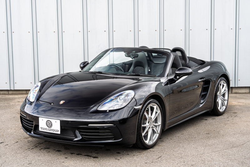 ポルシェ 718 ボクスター ﾍﾞｰｽｸﾞﾚｰﾄﾞ ｽﾎﾟｰﾂｸﾛﾉPKG　ﾌﾞﾗｯｸﾊｰﾌﾚｻﾞｰｼｰﾄ ﾌﾞﾗｯｸｿﾌﾄﾄｯﾌﾟ PCMﾅﾋﾞ CarPlay ｽﾎﾟｰﾂｴｸﾞｿﾞｰｽﾄ PDLS+/LEDﾗｲﾄ ｵｰﾄｴｱｺﾝ TPM ﾊﾟｰｸｱｼｽﾄ 電格ﾐﾗｰ ｶﾚﾗS20ｲﾝﾁAW　2年保証