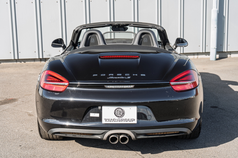 ポルシェ ボクスター(Type981) S ｽﾎﾟｰﾂｸﾛﾉPKG　2015年ﾓﾃﾞﾙ ﾌﾞﾗｯｸﾊｰﾌﾚｻﾞｰｼｰﾄ ｼｰﾄﾋｰﾀｰ ﾌﾞﾗｯｸｿﾌﾄﾄｯﾌﾟ ｸﾗﾘｵﾝﾅﾋﾞ ﾌﾙｾｸﾞTV ｽﾎﾟｰﾂﾃﾞｻﾞｲﾝｽﾃｱ 電動Dﾐﾗｰ ｵｰﾄｴｱｺﾝ TPM ｹｲﾏﾝS19ｲﾝﾁAW　2年保証