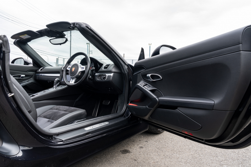 ポルシェ ボクスター(Type981) S ｽﾎﾟｰﾂｸﾛﾉPKG　ﾌﾞﾗｯｸﾊｰﾌﾚｻﾞｰｼｰﾄ ｼｰﾄﾋｰﾀｰ ﾌﾞﾗｯｸｿﾌﾄﾄｯﾌﾟ ｸﾗﾘｵﾝﾅﾋﾞTV PASM ｽﾎﾟｰﾂﾃﾞｻﾞｲﾝｽﾃｱ 電動Dﾐﾗｰ ｵｰﾄｴｱｺﾝ ﾎﾞｸｽﾀｰS19ｲﾝﾁAW　2年保証