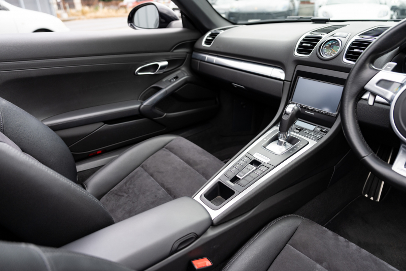 ポルシェ ボクスター(Type981) S ｽﾎﾟｰﾂｸﾛﾉPKG　ﾌﾞﾗｯｸﾊｰﾌﾚｻﾞｰｼｰﾄ ｼｰﾄﾋｰﾀｰ ﾌﾞﾗｯｸｿﾌﾄﾄｯﾌﾟ ｸﾗﾘｵﾝﾅﾋﾞTV PASM ｽﾎﾟｰﾂﾃﾞｻﾞｲﾝｽﾃｱ 電動Dﾐﾗｰ ｵｰﾄｴｱｺﾝ ﾎﾞｸｽﾀｰS19ｲﾝﾁAW　2年保証