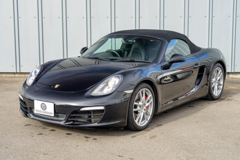 ポルシェ ボクスター(Type981) S ｽﾎﾟｰﾂｸﾛﾉPKG　ﾌﾞﾗｯｸﾊｰﾌﾚｻﾞｰｼｰﾄ ｼｰﾄﾋｰﾀｰ ﾌﾞﾗｯｸｿﾌﾄﾄｯﾌﾟ ｸﾗﾘｵﾝﾅﾋﾞTV PASM ｽﾎﾟｰﾂﾃﾞｻﾞｲﾝｽﾃｱ 電動Dﾐﾗｰ ｵｰﾄｴｱｺﾝ ﾎﾞｸｽﾀｰS19ｲﾝﾁAW　2年保証