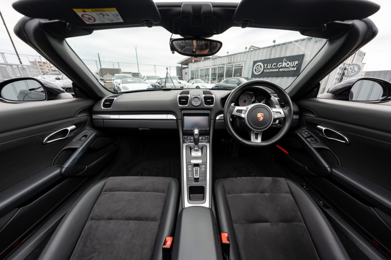 ポルシェ ボクスター(Type981) S ｽﾎﾟｰﾂｸﾛﾉPKG　ﾌﾞﾗｯｸﾊｰﾌﾚｻﾞｰｼｰﾄ ｼｰﾄﾋｰﾀｰ ﾌﾞﾗｯｸｿﾌﾄﾄｯﾌﾟ ｸﾗﾘｵﾝﾅﾋﾞTV PASM ｽﾎﾟｰﾂﾃﾞｻﾞｲﾝｽﾃｱ 電動Dﾐﾗｰ ｵｰﾄｴｱｺﾝ ﾎﾞｸｽﾀｰS19ｲﾝﾁAW　2年保証