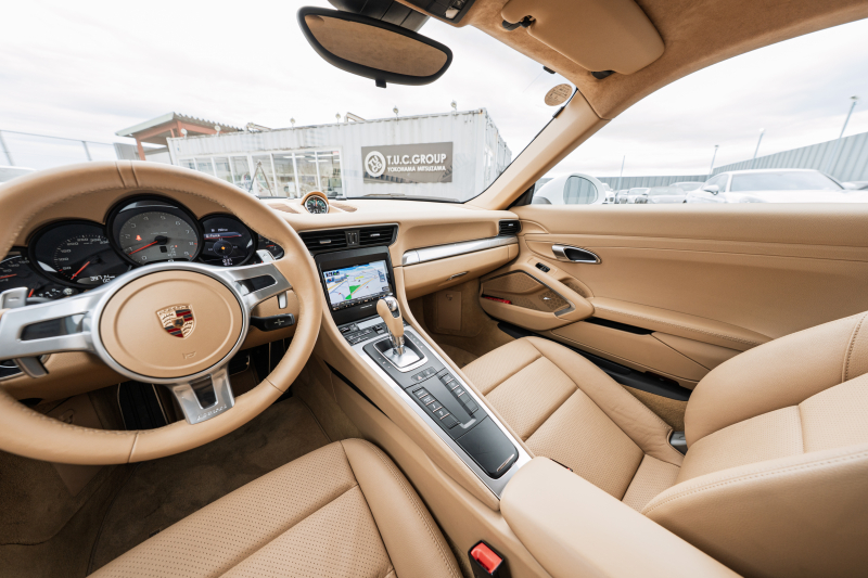 ポルシェ 911(Type991.1) ｶﾚﾗ4S ｽﾎﾟｰﾂｸﾛﾉPKG　ﾍﾞｰｼﾞｭﾚｻﾞｰｼｰﾄ ﾅﾋﾞTV ｽﾎﾟｰﾂｴｸﾞｿﾞｰｽﾄ PASM ｽﾎﾟｰﾂﾃﾞｻﾞｲﾝｽﾃｱﾘﾝｸﾞ ｵｰﾄｴｱｺﾝ 電動Dﾐﾗｰ TPM ｶﾚﾗS20ｲﾝﾁAW　2年保証