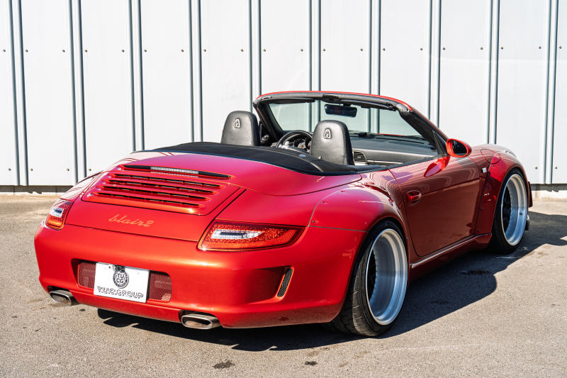 ポルシェ 911(Type997) ｶﾚﾗ4 ｶﾌﾞﾘｵﾚ　RWB997 ﾚｷﾞｭﾗｰﾜｲﾄﾞﾎﾞﾃﾞｨ RWBｺﾗﾎﾞﾚｰｼｮﾝWORK Meister19AW Fﾀﾞｳﾝｻｽ ﾘｱ車高調 黒革 ﾅﾋﾞTV ETC FCLﾘﾝｸﾞｷｾﾉﾝ LEDﾄﾞﾗｲﾋﾞﾝｸﾞﾗｲﾄ&ﾃｰﾙ ﾊﾟﾄﾞﾙｼﾌﾄ