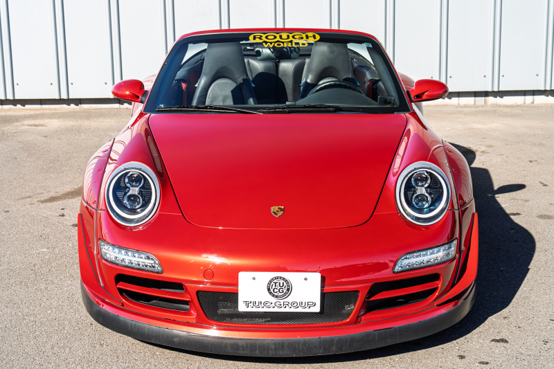 ポルシェ 911(Type997) ｶﾚﾗ4 ｶﾌﾞﾘｵﾚ　RWB997 ﾚｷﾞｭﾗｰﾜｲﾄﾞﾎﾞﾃﾞｨ RWBｺﾗﾎﾞﾚｰｼｮﾝWORK Meister19AW Fﾀﾞｳﾝｻｽ ﾘｱ車高調 黒革 ﾅﾋﾞTV ETC FCLﾘﾝｸﾞｷｾﾉﾝ LEDﾄﾞﾗｲﾋﾞﾝｸﾞﾗｲﾄ&ﾃｰﾙ ﾊﾟﾄﾞﾙｼﾌﾄ