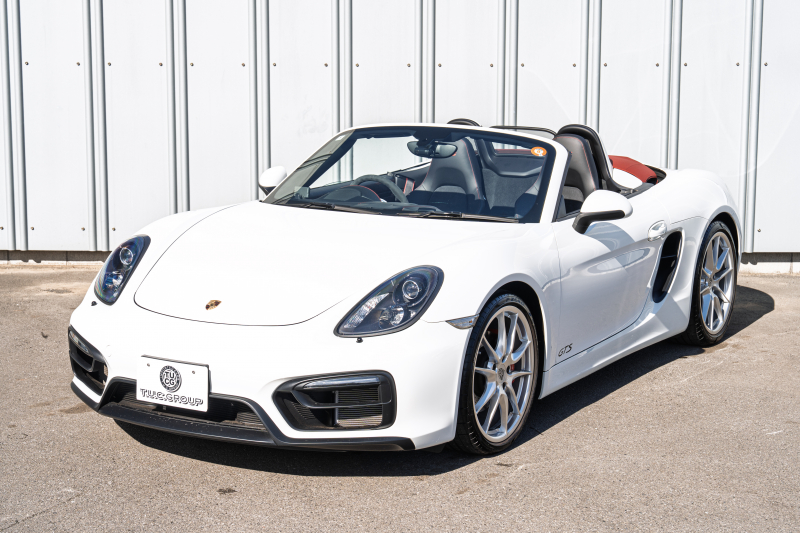ポルシェ ボクスター(Type981) GTS ｽﾎﾟｰﾂｸﾛﾉPKG　GTSｲﾝﾃﾘｱPKG ｽﾎﾟｰﾂｼｰﾄ･ﾌﾟﾗｽ ﾅﾋﾞTV ｽﾎﾟｰﾂｴｸﾞｿﾞｰｽﾄ PASM PDLS ｽﾎﾟｰﾂﾃﾞｻﾞｲﾝｽﾃｱﾘﾝｸﾞ 電動Dﾐﾗｰ TPM ｶﾚﾗS20ｲﾝﾁAW　2年保証