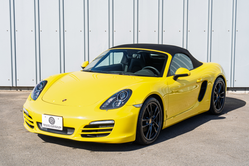 ポルシェ ボクスター(Type981) ﾍﾞｰｽｸﾞﾚｰﾄﾞ ｽﾎﾟｰﾂｸﾛﾉPKG　6速ﾏﾆｭｱﾙ 左ﾊﾝﾄﾞﾙ ﾌﾞﾗｯｸﾊｰﾌﾚｻﾞｰｼｰﾄﾋｰﾀｰ ﾌﾞﾗｯｸｿﾌﾄﾄｯﾌﾟ ﾅﾋﾞTV PDLS 電動Dﾐﾗｰ ﾋﾞﾙｼｭﾀｲﾝ車高調 ﾎﾞｸｽﾀｰS19ｲﾝﾁAW　2年保証