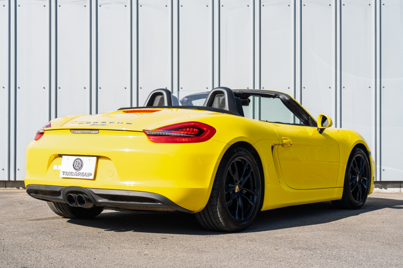 ポルシェ ボクスター(Type981) ﾍﾞｰｽｸﾞﾚｰﾄﾞ ｽﾎﾟｰﾂｸﾛﾉPKG　6速ﾏﾆｭｱﾙ 左ﾊﾝﾄﾞﾙ ﾌﾞﾗｯｸﾊｰﾌﾚｻﾞｰｼｰﾄﾋｰﾀｰ ﾌﾞﾗｯｸｿﾌﾄﾄｯﾌﾟ ﾅﾋﾞTV PDLS 電動Dﾐﾗｰ ﾋﾞﾙｼｭﾀｲﾝ車高調 ﾎﾞｸｽﾀｰS19ｲﾝﾁAW　2年保証