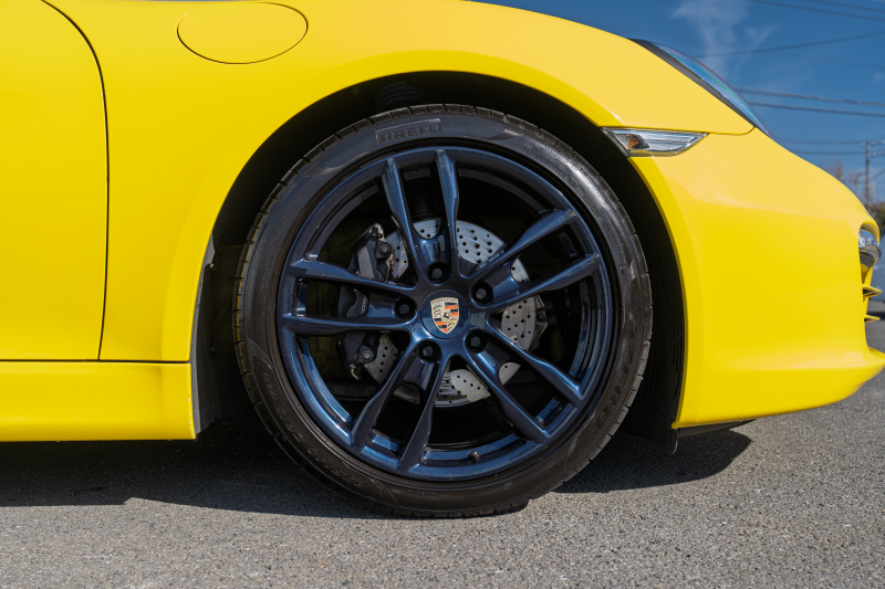 ポルシェ ボクスター(Type981) ﾍﾞｰｽｸﾞﾚｰﾄﾞ ｽﾎﾟｰﾂｸﾛﾉPKG　6速ﾏﾆｭｱﾙ 左ﾊﾝﾄﾞﾙ ﾌﾞﾗｯｸﾊｰﾌﾚｻﾞｰｼｰﾄﾋｰﾀｰ ﾌﾞﾗｯｸｿﾌﾄﾄｯﾌﾟ ﾅﾋﾞTV PDLS 電動Dﾐﾗｰ ﾋﾞﾙｼｭﾀｲﾝ車高調 ﾎﾞｸｽﾀｰS19ｲﾝﾁAW　2年保証