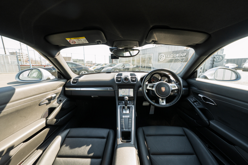 ポルシェ ケイマン(Type981) ﾍﾞｰｽｸﾞﾚｰﾄﾞ ｽﾎﾟｰﾂｸﾛﾉPKG　ﾌﾞﾗｯｸﾚｻﾞｰｼｰﾄ ｼｰﾄﾋｰﾀｰ ﾅﾋﾞTV ｽﾎﾟｰﾂﾃﾞｻﾞｲﾝｽﾃｱﾘﾝｸﾞ PDLS BOSE ｽﾎﾟｰﾂｼｬｰｼ ﾎﾞｸｽﾀｰS19ｲﾝﾁAW　2年保証