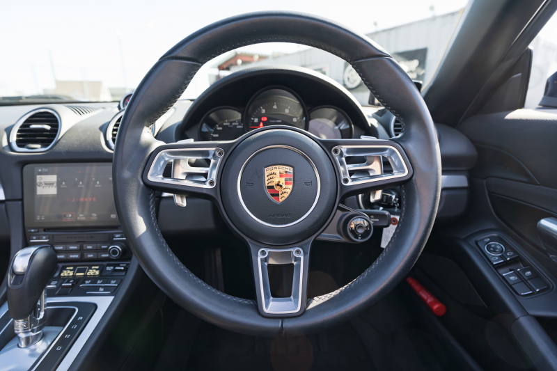 ポルシェ 718 ボクスター ﾍﾞｰｽｸﾞﾚｰﾄﾞ ｽﾎﾟｰﾂｸﾛﾉPKG　ﾌﾞﾗｯｸﾊｰﾌﾚｻﾞｰｼｰﾄ ｼｰﾄﾋｰﾀｰ ﾌﾞﾗｯｸｿﾌﾄﾄｯﾌﾟ PCMﾅﾋﾞTV CarPlay BOSE GTｽﾎﾟｰﾂｽﾃｱ ｷｾﾉﾝ ｵｰﾄｴｱｺﾝ TPM ﾊﾟｰｸｱｼｽﾄ 電格ﾐﾗｰ ﾎﾞｸｽﾀｰ18ｲﾝﾁAW　2年保証