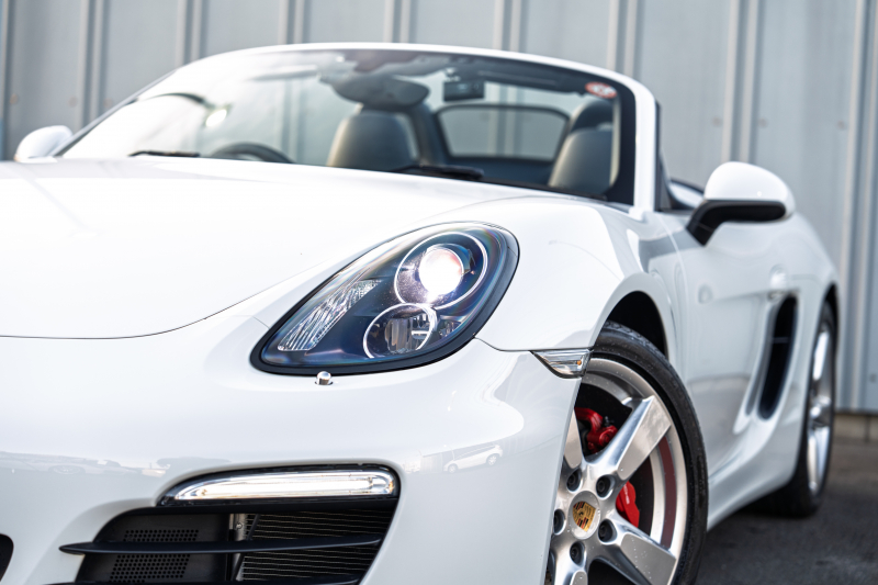 ポルシェ ボクスター(Type981) S　ﾖｯﾃｨﾝｸﾞﾌﾞﾙｰﾊｰﾌﾚｻﾞｰｼｰﾄ ｼｰﾄﾋｰﾀｰ ﾌﾞﾙｰｿﾌﾄﾄｯﾌﾟ ｶﾛｯﾂｪﾘｱﾅﾋﾞ ﾌﾙｾｸﾞTV CarPlay Bｶﾒﾗ PDLS ｽﾎﾟｰﾂﾃﾞｻﾞｲﾝｽﾃｱﾘﾝｸﾞ 電動Dﾐﾗｰ ｵｰﾄA/C ｹｲﾏﾝS19AW　2年保証