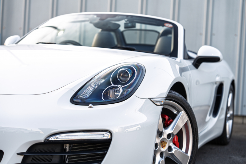 ポルシェ ボクスター(Type981) S　ﾖｯﾃｨﾝｸﾞﾌﾞﾙｰﾊｰﾌﾚｻﾞｰｼｰﾄ ｼｰﾄﾋｰﾀｰ ﾌﾞﾙｰｿﾌﾄﾄｯﾌﾟ ｶﾛｯﾂｪﾘｱﾅﾋﾞ ﾌﾙｾｸﾞTV CarPlay Bｶﾒﾗ PDLS ｽﾎﾟｰﾂﾃﾞｻﾞｲﾝｽﾃｱﾘﾝｸﾞ 電動Dﾐﾗｰ ｵｰﾄA/C ｹｲﾏﾝS19AW　2年保証