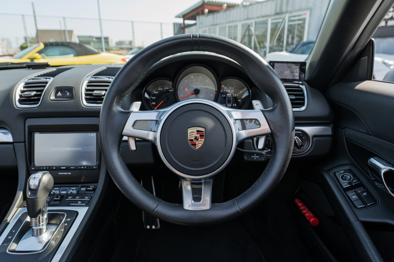 ポルシェ ボクスター(Type981) S　ﾌﾞﾗｯｸﾊｰﾌﾚｻﾞｰｼｰﾄ ｼｰﾄﾋｰﾀｰ ﾚｯﾄﾞｿﾌﾄﾄｯﾌﾟ ｸﾗﾘｵﾝﾅﾋﾞ ﾌﾙｾｸﾞTV ｽﾎﾟｰﾂﾃﾞｻﾞｲﾝｽﾃｱ ｷｾﾉﾝ 電動ﾄﾞｱﾐﾗｰ TPM ｶﾚﾗS20ｲﾝﾁAW　2年保証