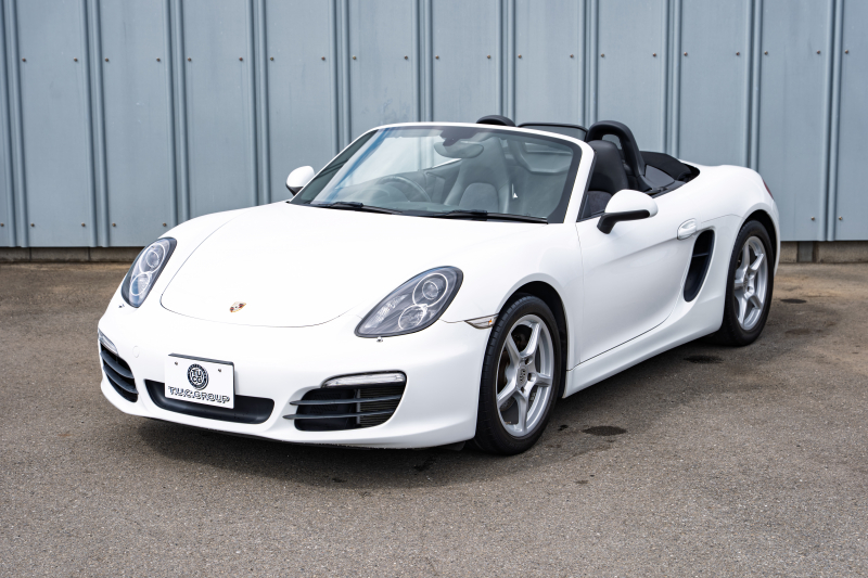 ポルシェ ボクスター(Type981) ﾍﾞｰｽｸﾞﾚｰﾄﾞ　ﾌﾞﾗｯｸﾊｰﾌﾚｻﾞｰ ﾌﾞﾗｯｸｿﾌﾄﾄｯﾌﾟ ﾅﾋﾞTV ｽﾎﾟｰﾂﾃﾞｻﾞｲﾝｽﾃｱﾘﾝｸﾞ PDLS 電動Dﾐﾗｰ TPM ﾎﾞｸｽﾀｰ18ｲﾝﾁAW　2年保証