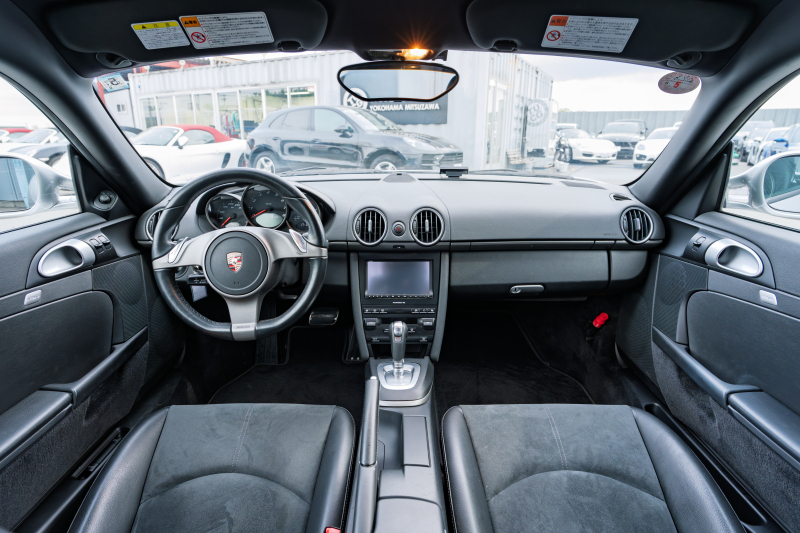 ポルシェ ケイマン(Type987) ﾍﾞｰｽｸﾞﾚｰﾄﾞ　後期ﾓﾃﾞﾙ ﾌﾞﾗｯｸﾊｰﾌﾚｻﾞｰｼｰﾄ ｼｰﾄﾋｰﾀｰ ｸﾗﾘｵﾝﾅﾋﾞ ﾌﾙｾｸﾞTV ﾊﾞｯｸｶﾒﾗ ﾀﾞｲﾅﾐｯｸｺｰﾅﾘﾝｸﾞﾗｲﾄ ｵｰﾄｴｱｺﾝ ｹｲﾏﾝ17ｲﾝﾁAW　2年保証