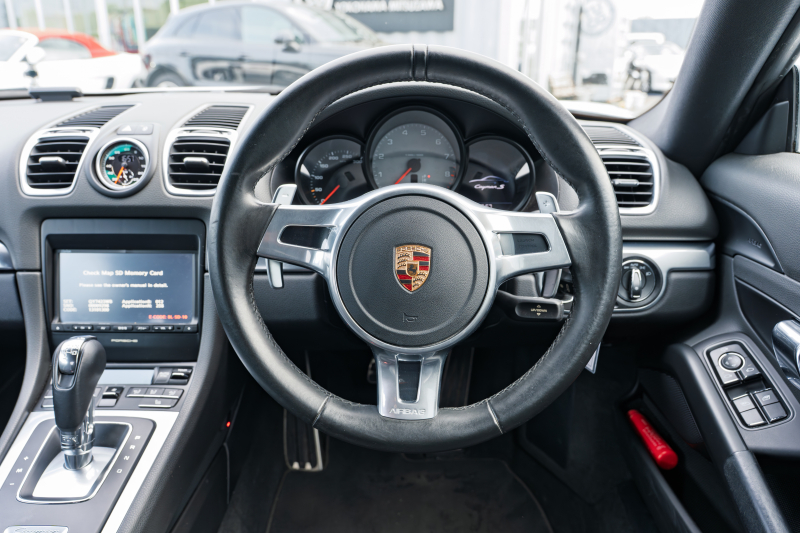 ポルシェ ケイマン(Type981) S ｽﾎﾟｰﾂｸﾛﾉPKG　ﾌﾞﾗｯｸﾊｰﾌﾚｻﾞｰｼｰﾄ ｼｰﾄﾋｰﾀｰ ｸﾗﾘｵﾝﾅﾋﾞTV ｽﾎﾟｰﾂﾃﾞｻﾞｲﾝｽﾃｱﾘﾝｸﾞ PDLS 電動Dﾐﾗｰ ｵｰﾄｴｱｺﾝ TPM ｶﾚﾗS20ｲﾝﾁAW　2年保証