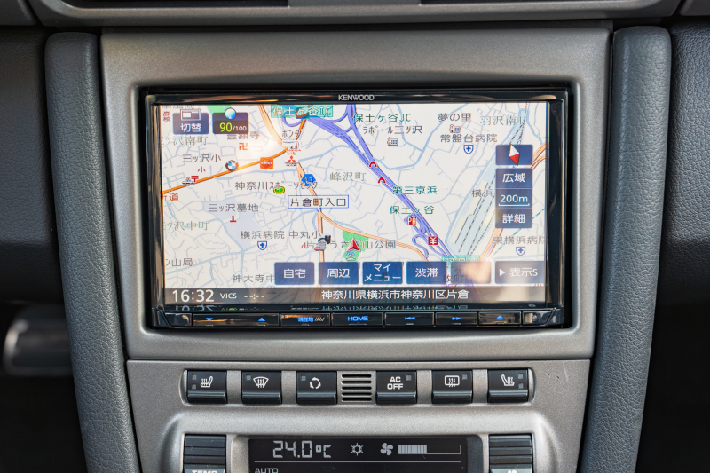 ポルシェ 911(Type997) ｶﾚﾗ4　ﾌﾞﾗｯｸﾚｻﾞｰｼｰﾄ ｼｰﾄﾋｰﾀｰ ｱﾙｶﾝﾀｰﾗﾙｰﾌﾗｲﾅｰ ｹﾝｳｯﾄﾞﾅﾋﾞ ﾌﾙｾｸﾞTV ｵｰﾄｴｱｺﾝ PSM ｷｾﾉﾝﾗｲﾄ F/Rﾌｫｸﾞ ｶﾚﾗ18ｲﾝﾁAW　2年保証