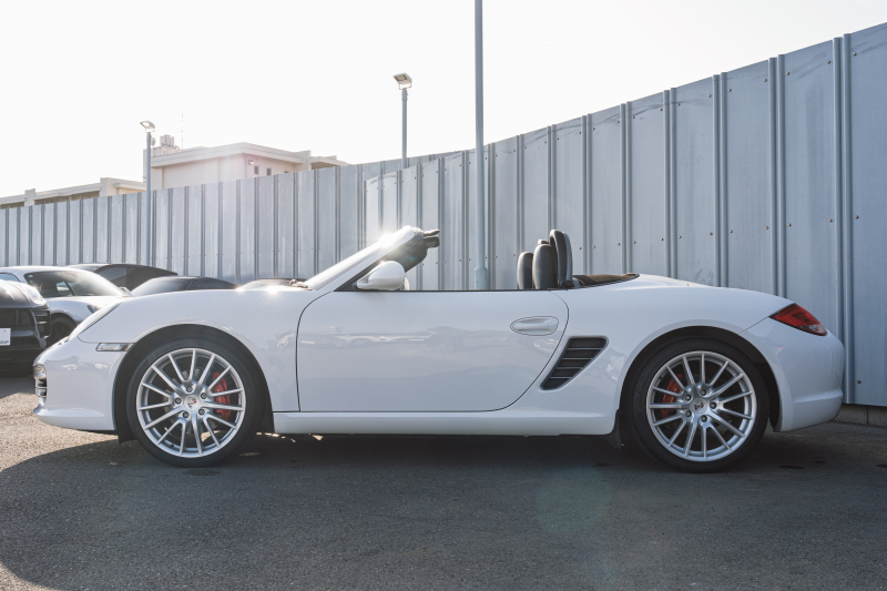 ポルシェ ボクスター(Type987) ﾍﾞｰｽｸﾞﾚｰﾄﾞ ｽﾎﾟｰﾂｸﾛﾉPKG　後期ﾓﾃﾞﾙ ﾌﾞﾗｯｸﾊｰﾌﾚｻﾞｰｼｰﾄ ｼｰﾄﾋｰﾀｰ ﾌﾞﾗｯｸｿﾌﾄﾄｯﾌﾟ ｲｸﾘﾌﾟｽﾅﾋﾞTV ﾀﾞｲﾅﾐｯｸｺｰﾅﾘﾝｸﾞﾗｲﾄ ｵｰﾄｴｱｺﾝ 19ｲﾝﾁAW　2年保証