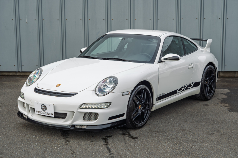 ポルシェ 911(Type997) ｶﾚﾗ　GT3ﾙｯｸｴｱﾛ ﾌﾞﾗｯｸﾚｻﾞｰｼｰﾄ ｼｰﾄﾋｰﾀｰ ｱﾙｶﾝﾀｰﾗﾙｰﾌﾗｲﾅｰ ﾊﾟｲｵﾆｱﾅﾋﾞ ｵｰﾄｴｱｺﾝ PSM ｷｾﾉﾝﾗｲﾄ F/Rﾌｫｸﾞ 後期ｶﾚﾗS19ｲﾝﾁAW　2年保証