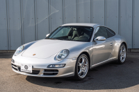ポルシェ 911(Type997) ｶﾚﾗ4S　ﾌﾞﾗｯｸﾚｻﾞｰｼｰﾄ ｼｰﾄﾋｰﾀｰ ｸﾗﾘｵﾝﾅﾋﾞ ﾌﾙｾｸﾞTV PASM ｶﾚﾗS19ｲﾝﾁAW ｷｾﾉﾝﾍｯﾄﾞﾗｲﾄ ｵｰﾄｴｱｺﾝ PSM ﾊﾞｯｸｶﾒﾗ F/Rﾌｫｸﾞ　2年保証